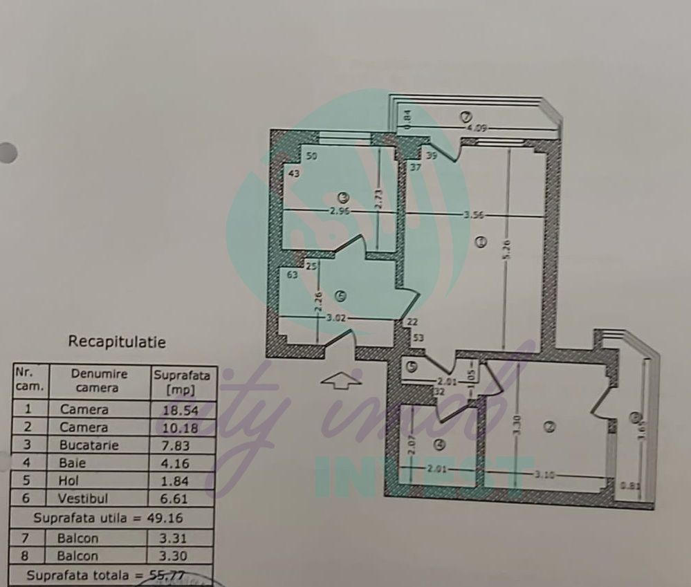 Vand apartament 2 camere metrou obor in fata blocului - Poză 4