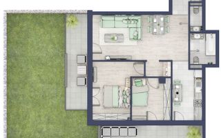 Apartament 3 camere | Balcoane 11.8 mp | Gradica ca. 107mp | Turnisor - Poză 2