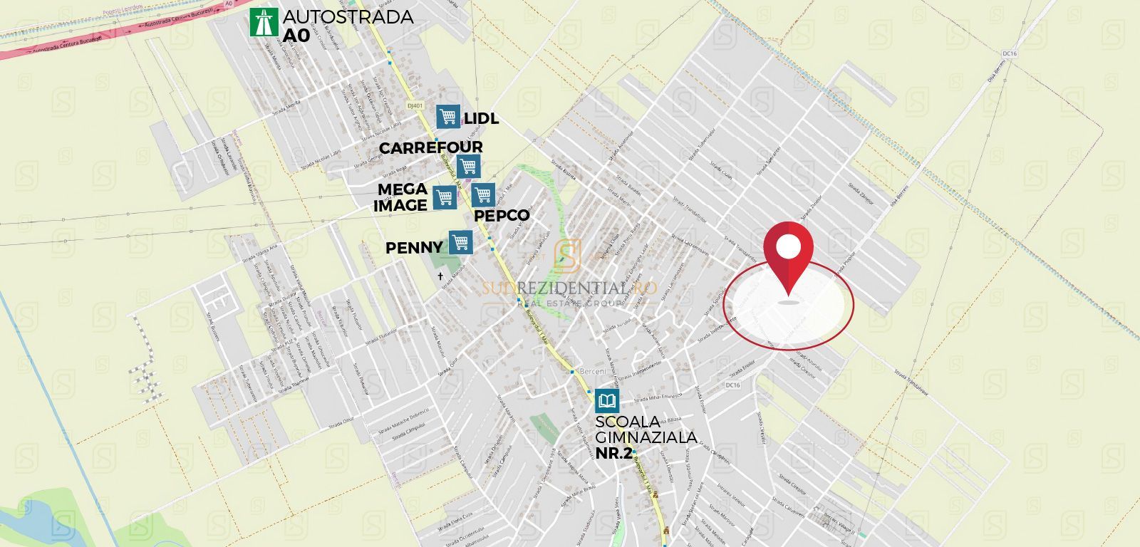 Teren intravilan, 500 mp, Str. Trandafirilor - Comuna Berceni - Poză 4