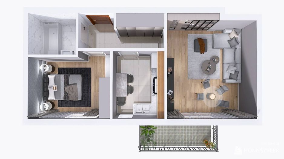 Apartament 2 camere Titan - Poză 1