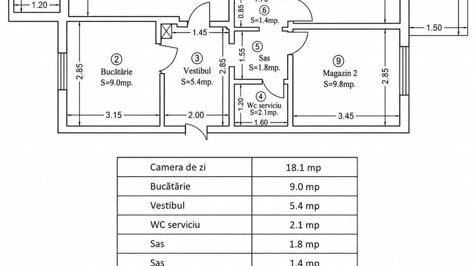 Spațiu parter cu destinație mixtă, zona fostă Lidia – 67 mp - Poză 31