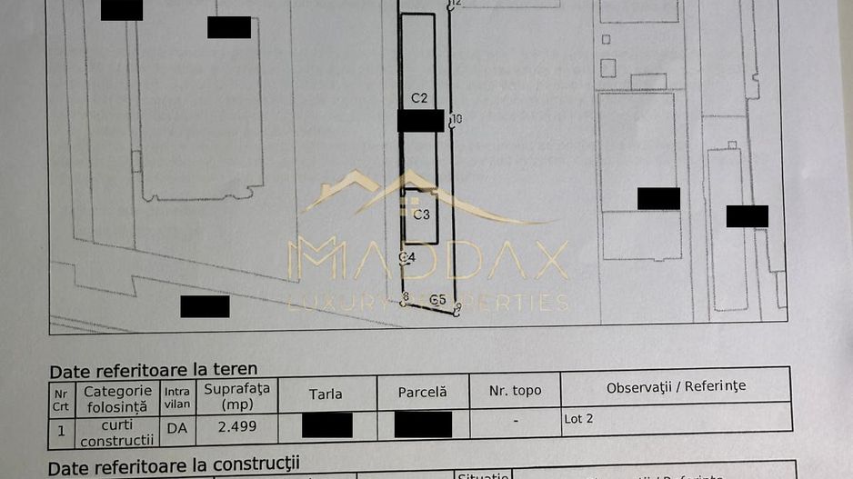 Hala 797 mp + cladire birouri P+1E // teren 2.499 mp // Tunari - Moara Cremona - Schiță 3