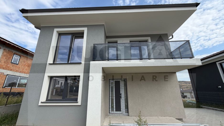 Casa individuala moderna de 120mp, teren 500mp, zona Chinteni - Poză 3