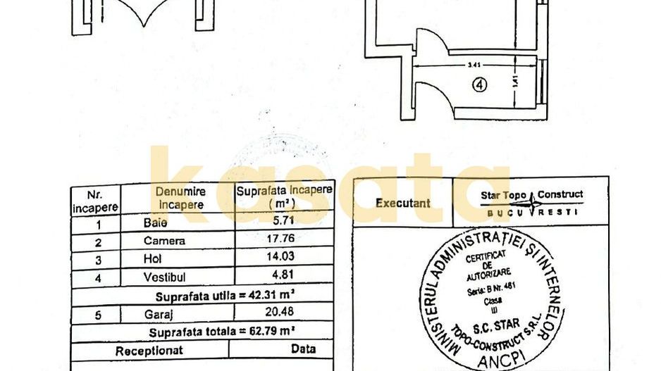 Apartament 2 camere Dorobanți cu garaj – oportunitate rară - Schiță 10