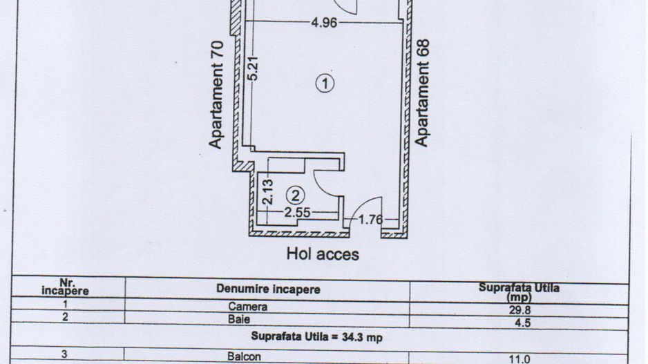Studio cu vedere la mare și lac | Casa del Mar | Mamaia Nord - Schiță 11