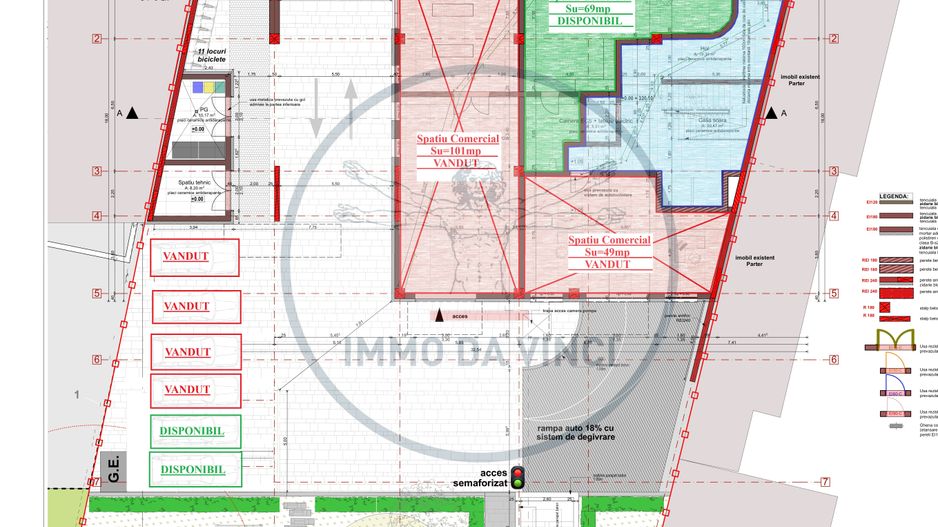 SPAȚIU COMERCIAL PREMIUM 2.400EUR– CARTIER BULGARIA, CLUJ-NAPOCA - Schiță 2