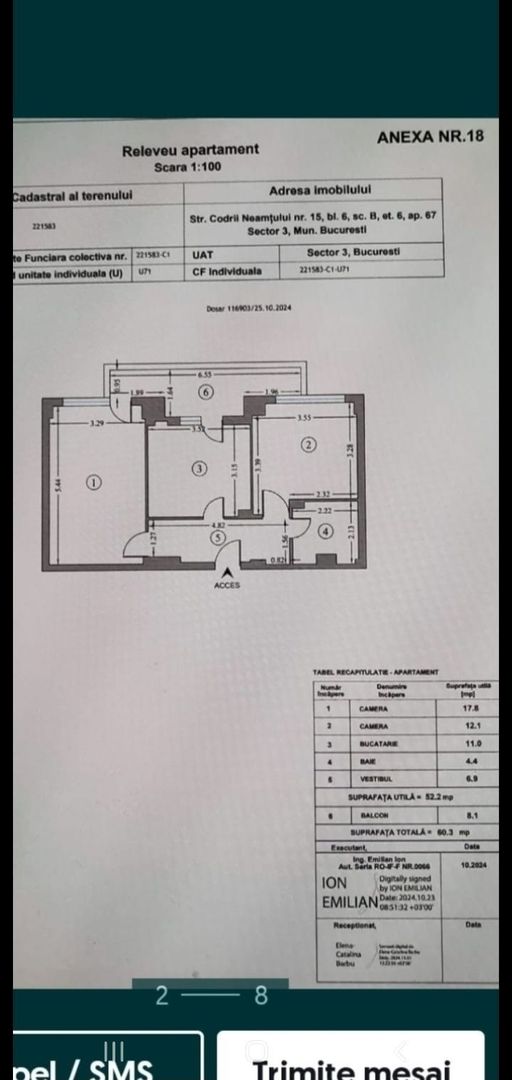 Particular AP 2 Camere Titan CF 1 Dec Bl 1981 6/10 60 MP Bucătărie 11 - Poză 8