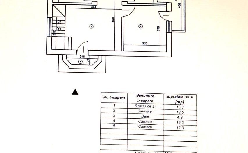 Casă individuală 5 camere  P+1 cu pod, gata de mutare, 468 mp teren - Schiță 13