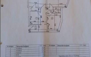 2 camere | 80mp  | Universitate | Etaj Intermediar - Poză 8