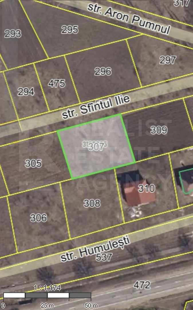 Vânzare, teren pentru construcție,10,5 ari, str. Sfântul Ilie, Budești - Poză 3