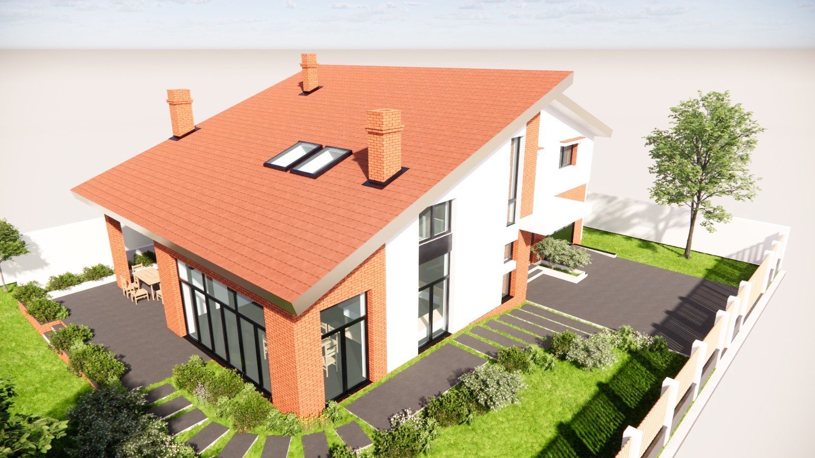 NOU! Vanzare vila individuala cu vedere la padure-Balotesti-Edenland - Poză 3