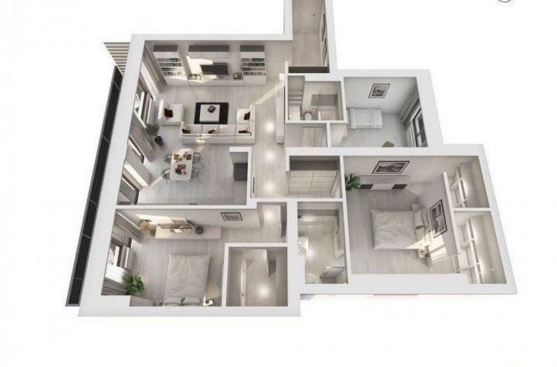 Apartament 4 camere mobilat si utilat nou- Iancu Nicolae, comision 0%. - Poză 18