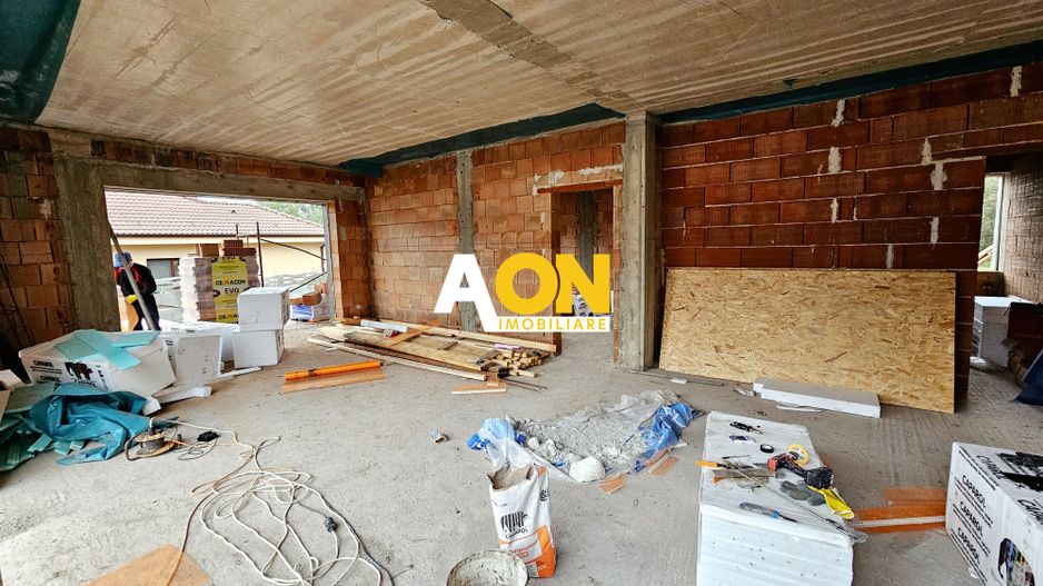 Casa nouă 123 mp utili, semifinisată, 535 mp teren, pod mansardabil - Poză 6