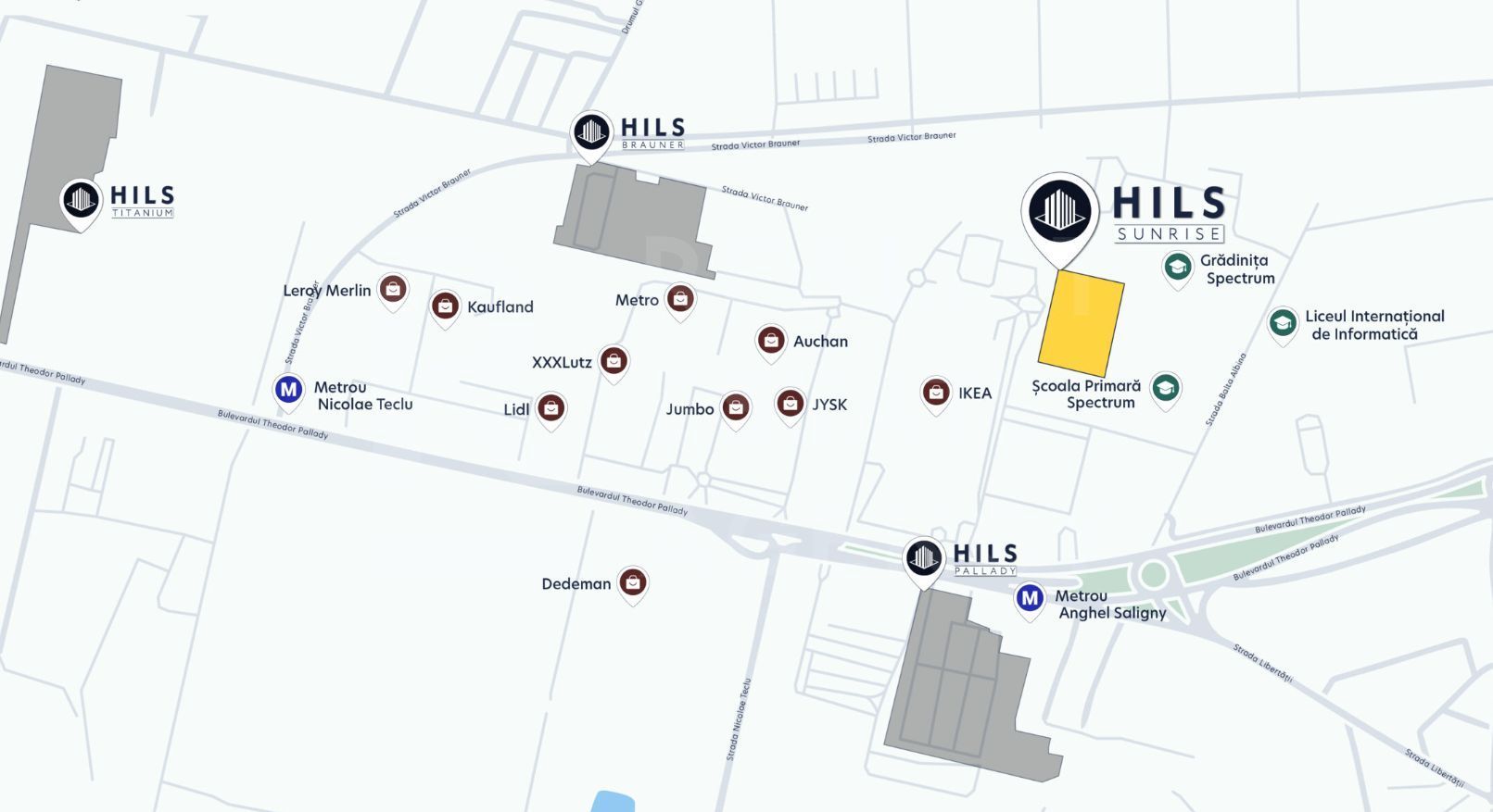 Vânzare, apartament, 3 camere tip 3A, HILS Sunrise, București - Poză 3