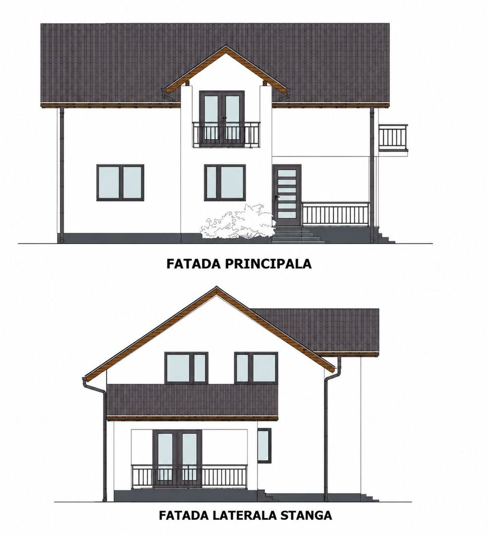 Casă singur în curte, materiale premium Corunca (4camere) - Poză 6