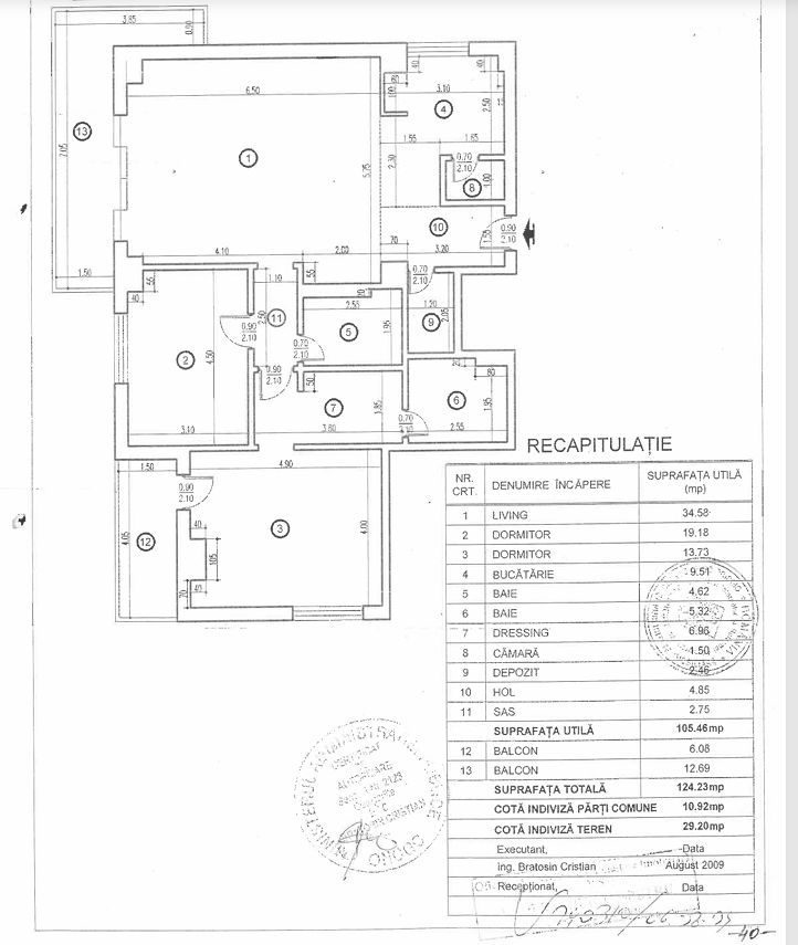 3 CAMERE+ LOC DE PARCARE INCLUS| FLOREASCA - Schiță 26