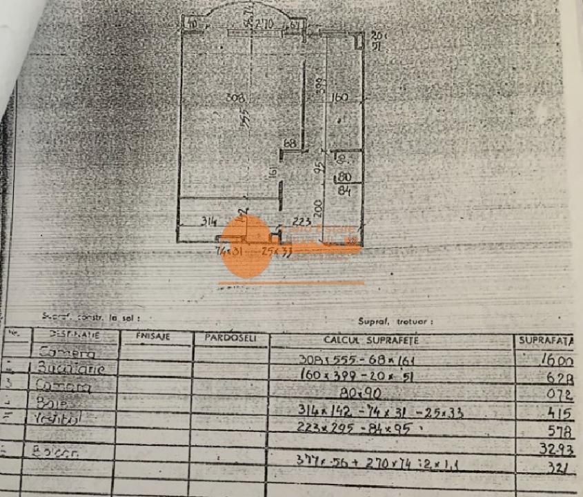 Garsonieră spațioasă – Lujerului / Drumul Timonierului - Schiță 5