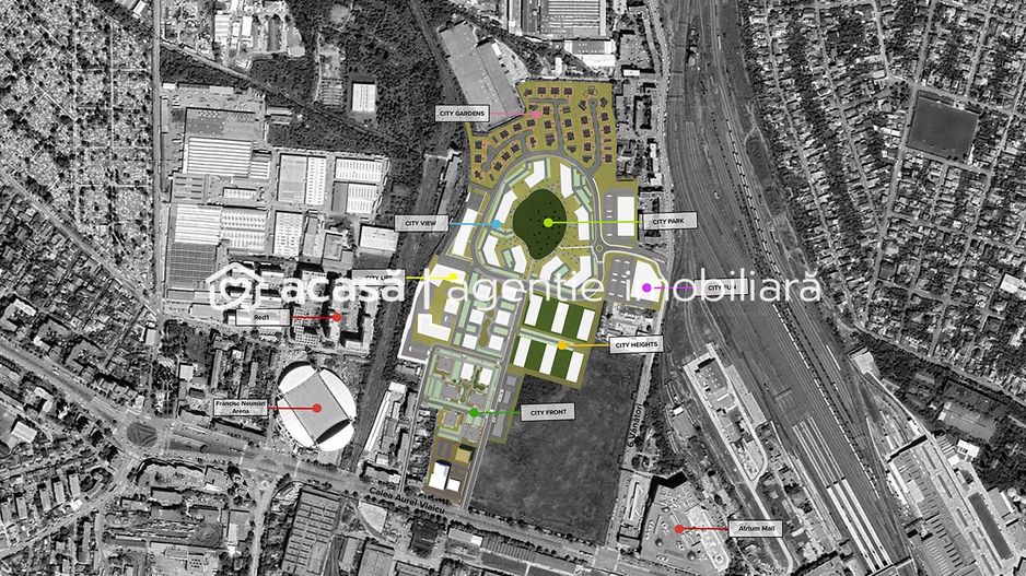 Apartament cu 2 dormitoare si grădină, ARED 9, lângă Atrium. BLOC NOU. - Poză 8