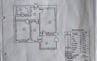 AP. 2 CAMERE ROKA RESIDENCE, PRIMA INCHIRIERE, LOC PARCARE, METROU - Schiță 7