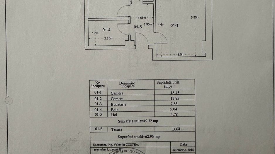Metrou Mihai Bravu- Vitan - Apartament 2 camere+ loc de parcare |2018 - Schiță 26
