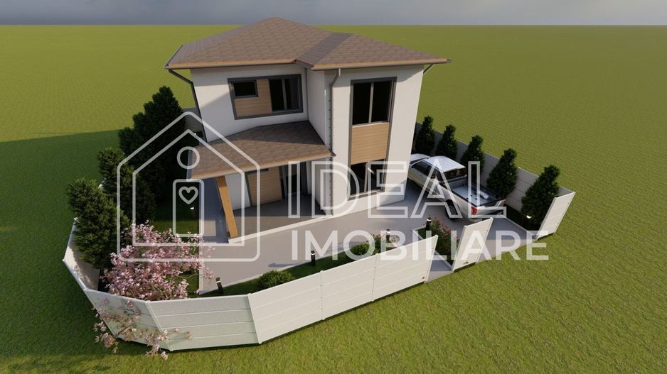 Casa Individuala Moderna cu 5 camere, si 350 mp de curte, in Sura Mica - Schiță 19