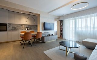 3 camere Bloc nou,Mobilat Utilat,Parcare sub,Paza,Boxa,Vedere panorami - Poză 2