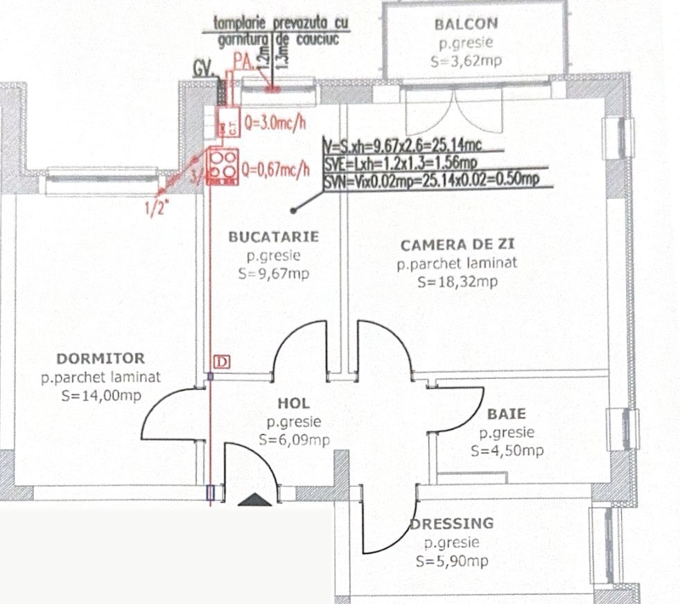 Apartament complet mobilat și utilat de închiriat – Bartolomeu, Pet Friendly - Schiță 22