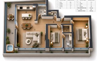 Penthouse cu design newyorkez și terasă de 42 mp | Herăstrău–Aviației - Schiță 10