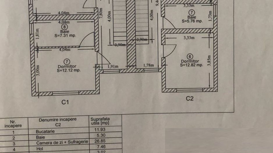 Duplex 4 camere | Terasă acoperită | Strada Asfaltata | Utilități complete - Poză 10