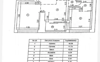 Apartament 2 camere Băneasa | Loc de parcare - Schiță 12