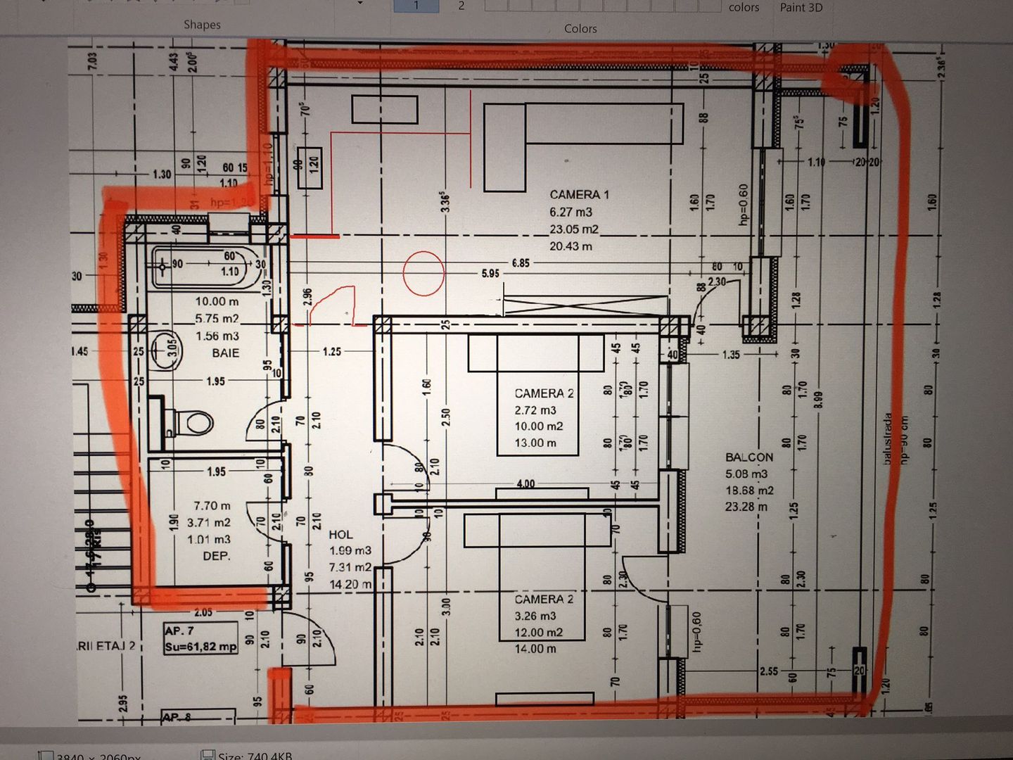 COMISION 0% | Apartament 3 Camere | 62 mp | Zona Giroc - Poză 9
