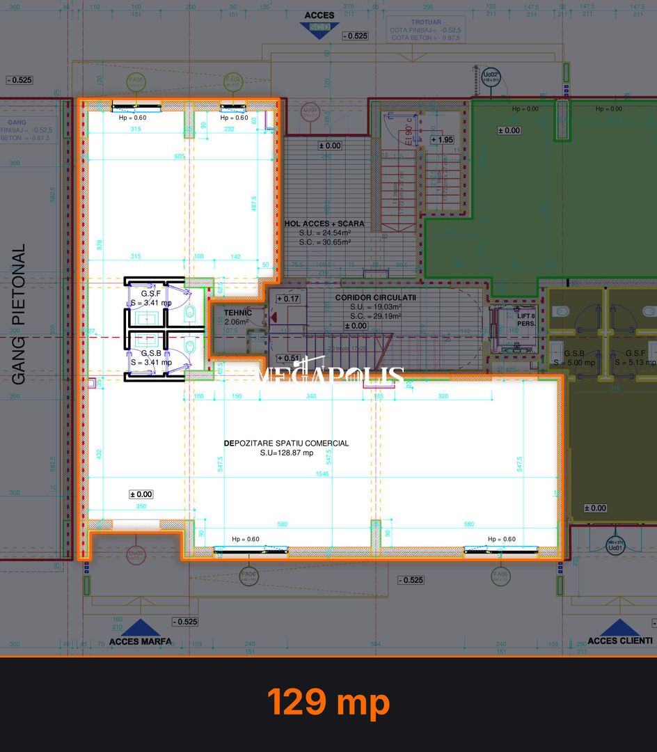 Spațiu comercial 129 mp | Calea București | Noua | Braşov - Poză 2
