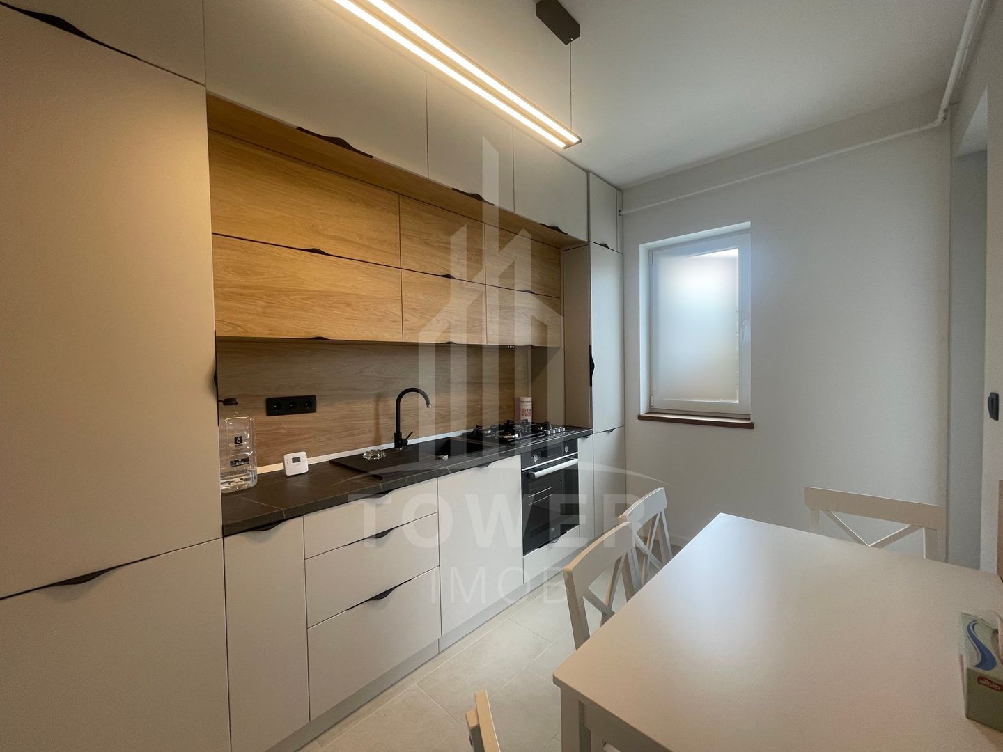 Apartament 2 camere decomandat,et 1-55mp,mobilat,6mp balcon,zona Brana-Selimbar - Poză 13