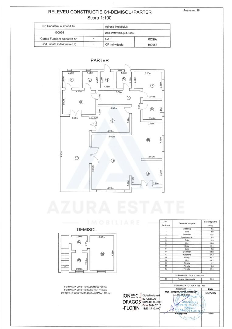 Casa individuala 154 mp utili pe un singur nivel teren 830 mp in Daia - Poză 7