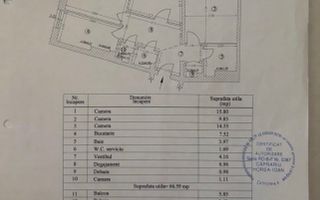 Apartament 3 camere, 76mp, 2 balcoane, 2 bai, bloc '81 – Dristor - Poză 9