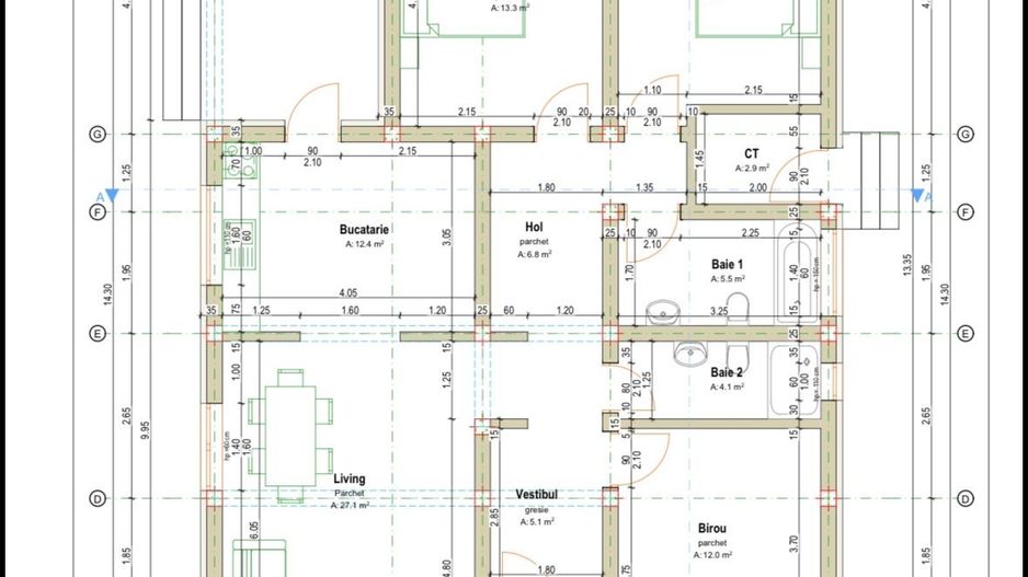 Casa Individuala Dudestii Noi,Parter,4 Camere,2Bai,Terasa Acoperita - Poză 3