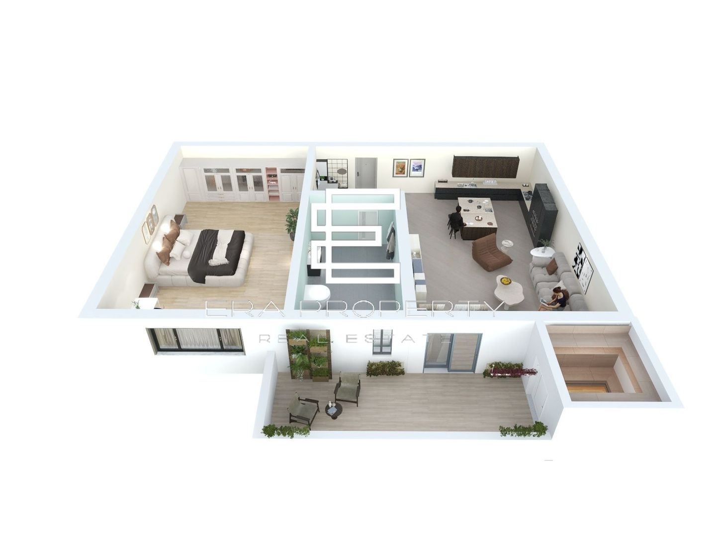 Apartament 2 camere LA CHEIE in Sibiu - Lacul lui Binder - Schiță 10