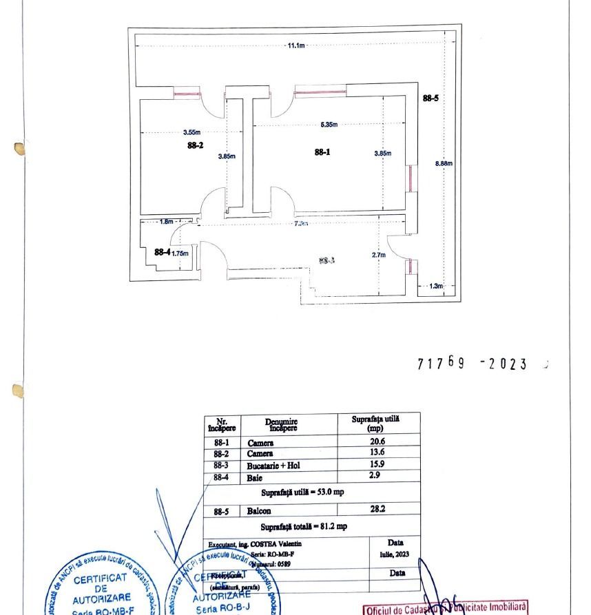 Apartament 2 camere Liviu Rebreanu Auchan Titan cu Parcare - Schiță 18