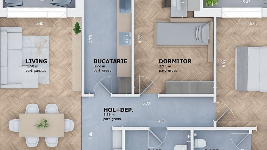 Complex Rezidential ! Apartament 3 camere, Dec., 2bai, 83mp-Tatarasi - Poză 5