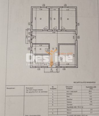 Casa Poiana Campina 6 camere, 228 mp. S.C. . 1521 mp teren.! - Poză 12