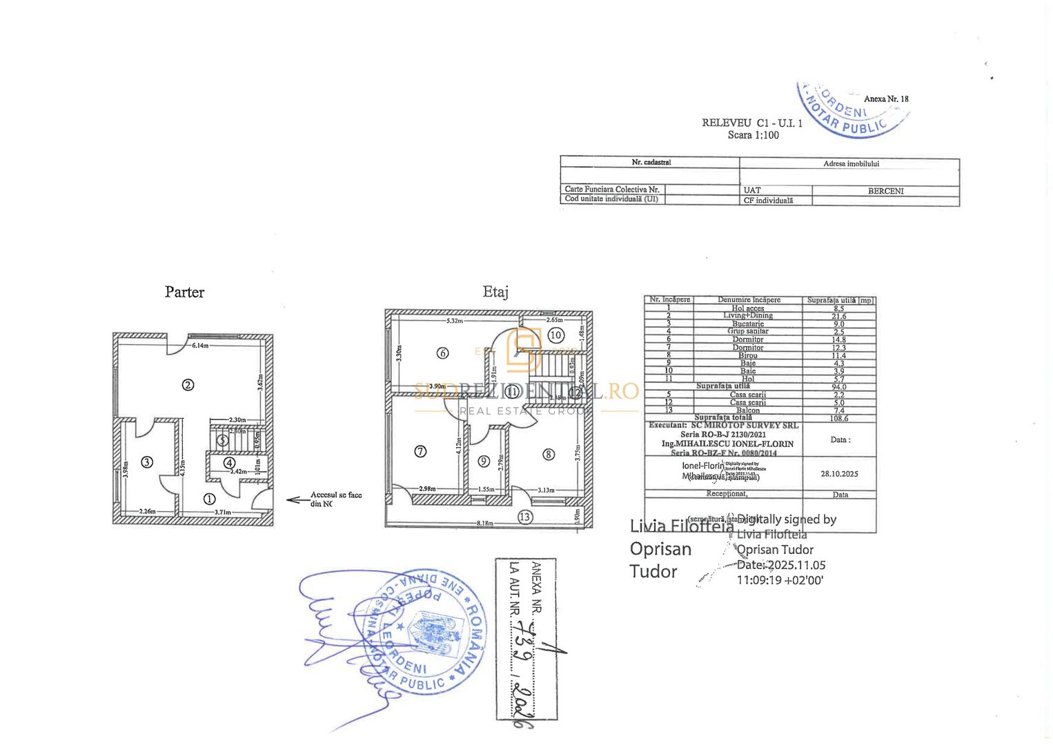 Vila P+1+Pod cu 4 camere, curte si parcare | Comuna Berceni - Schiță 19