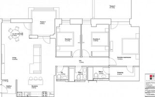 Apartament superb de 4 camere in Trastevere, modificat din 5 camere,150 mp - Poză 7