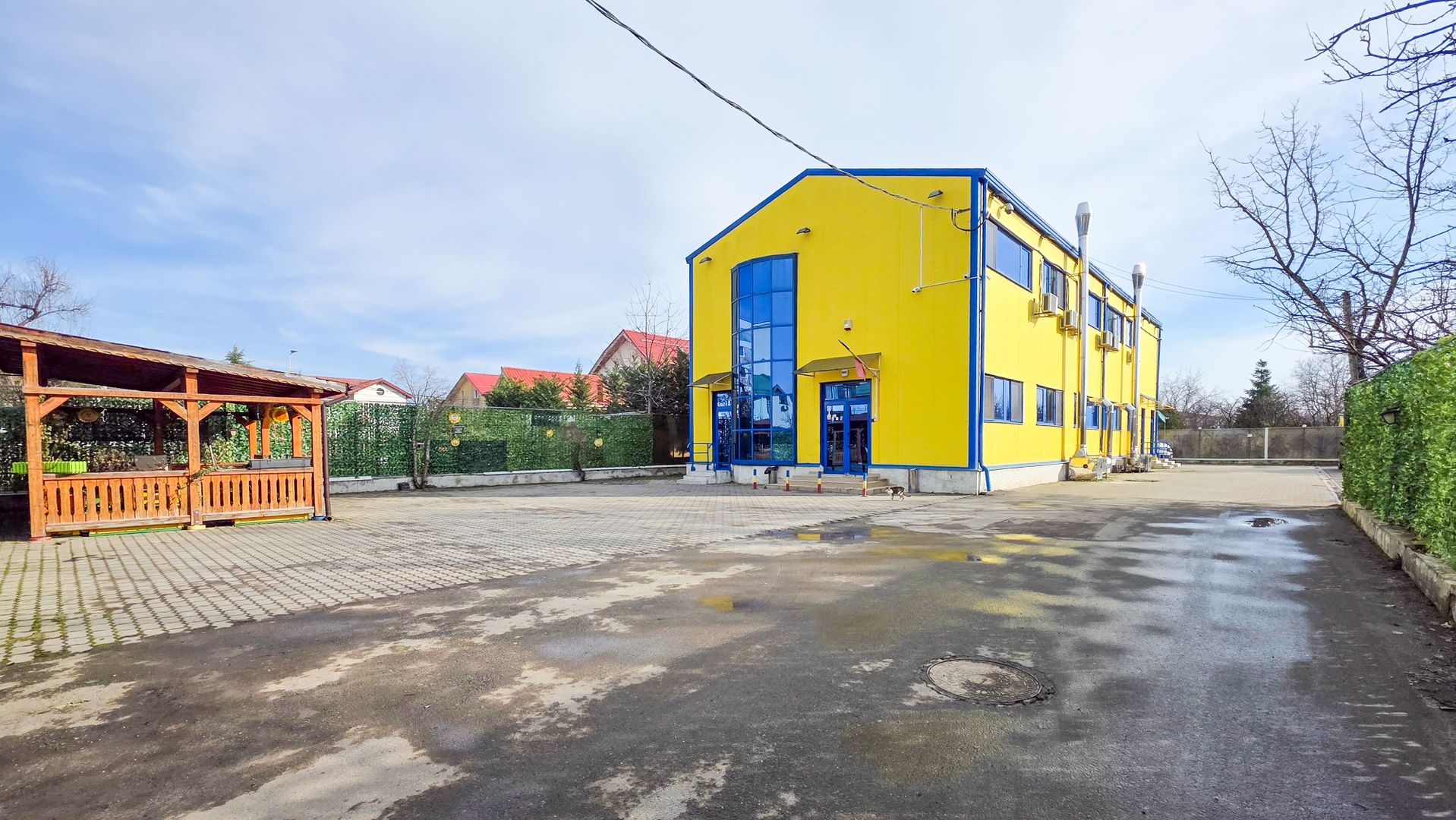 Spațiu industrial–afacere catering la cheie, teren&hală 750 mp S+P+1E - Poză 5