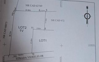 Teren intravilan 842 mp, Valea Lupului, ideal construcție casă - Poză 3