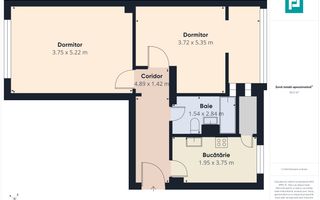 Apartament cu două camere, decomandat Lipova - Poză 9