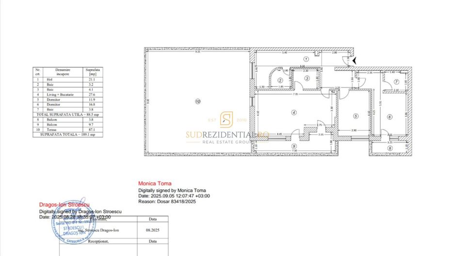Apartament ideal, 4 camere si terasa impresionanta-Rond Metro Berceni - Poză 24