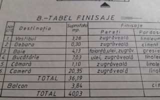 Garsoniera Sebastian-Bloc Mixt-1988 - Schiță 7