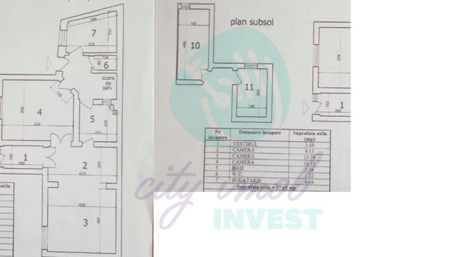 Apartament cochet vila edificata in perioada interbelica - Poză 14