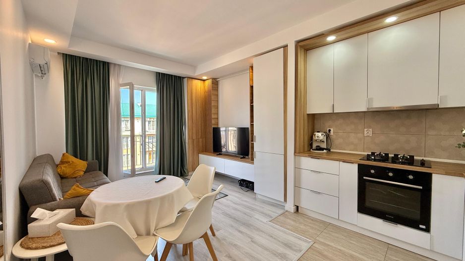 COSMOPOLIS - Apartament cu 2 camere tip studio, mobilat si utilat. - Poză 3