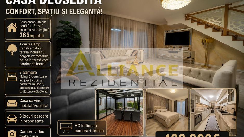 7 CAMERE | 265mp UTILI | SECTOR 4 + TERASA - Poză 1